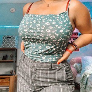 uo floral tank